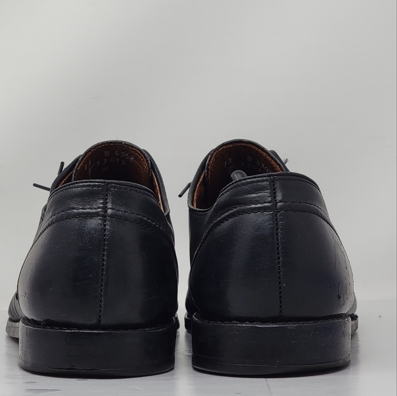 ALLEN EDMONDS La Salle Men\'s Shoes Leather Black Calf Oxford 4308 Size 13D Used main image 10